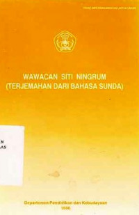 Wawacan Siti Ningrum (Terjemahan Dari Bahasa Sunda)