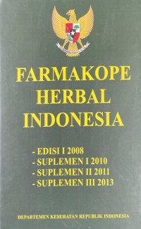 Farmakope Herbal Indonesia