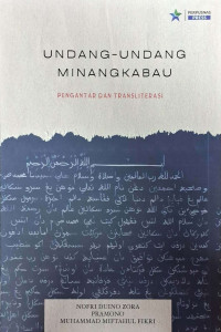 Undang Undang Minangkabau Pengantar dan Transliterasi