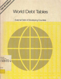 World Debt Tables External Debt of Developing Countries