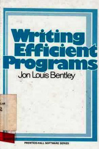 Writing Efficient Programs