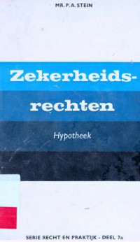 Zekerheds-rechtenHipotheek