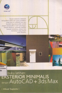 Eksterior Minimalis dengan Autocad dan 3ds Max