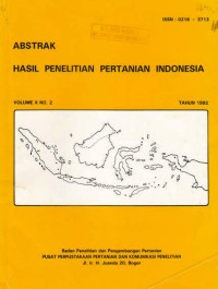 Abstrak Hasil Penelitian Pertanian Indonesia Volume X No.2