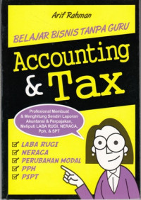 Belajar Bisnis Tanpa Guru: Accounting dan Tax Analiys