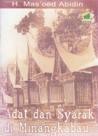 Adat dan syarak di minangkabau