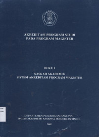 Akreditasi Program Studi pada Program Magister