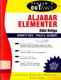 Aljabar Elementer / Barnett Rich, Philip A.Schmidt