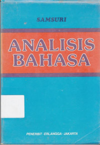 Analisis Bahasa