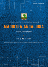 Magistra Andalusia : Jurnal Ilmu Sastra : Vol 2 No 2 (2020)