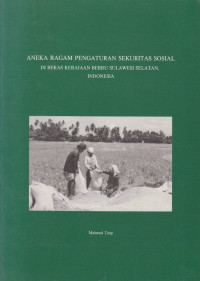 Aneka Ragam Pengaturan Sekuritas Sosial Di Bekas Kerajaan Berru Sulawesi Selatan Indonesia