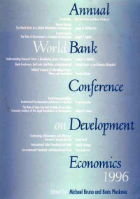 Annual World Bank Conference On Development Economics 1996