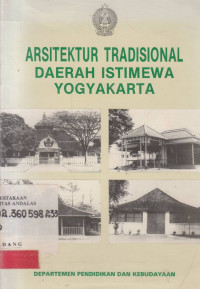 Arsitektur Tradisional Daerah Istimewa Yogyakarta