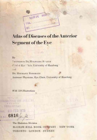 Atlas Of Diseases Of The Anterior Segment Of The Eye