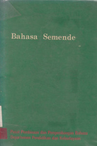 Bahasa Semende