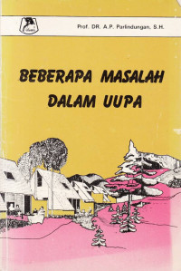 Beberapa Masalah Dalam UUPA