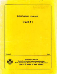 Bibliografi Khusus Cabai