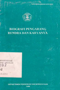 Biografi Pengarang Rendra dan Karyanya