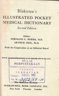 Blakiston's Illustrated Pocket Medical Dictionary