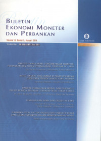 Buletin Ekonomi Moneter dan Perbankan  5 artikel Vol. 16 No. 3, Januari 2014