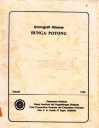 Bibliografi Khusus Bunga Potong