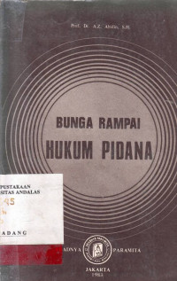 Bunga rampai hukum pidana