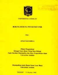 Burung-burung Pintar dan Unik