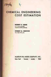 chemical engineering cost estimation