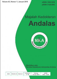 Jurnal Majalah Kedokteran Andalas : Vol 42, No 1 (2019)