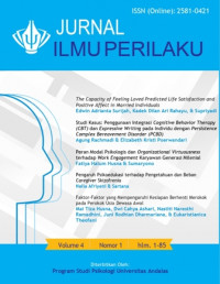 Jurnal Ilmu Perilaku Unand : Vol 4, No 1 (2020)