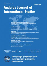 Andalas Journal of International Studies (AJIS) : Vol 9, No 1 (2020)