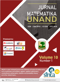 Jurnal Matematika Unand : Vol 10, No 1 (2021)