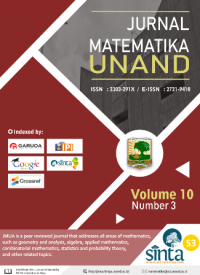 Jurnal Matematika Unand : Vol 10, No 3 (2021)