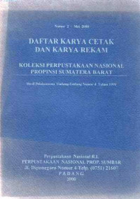 Daftar Karya Cetak dan Karya Rekam Vol.21