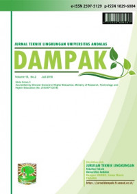 Dampak : Jurnal Teknik Lingkungan Universitas Andalas : Vol 15 No 2 (2018)