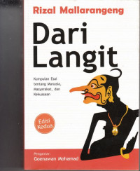 Dari Langit : Kumpulan Esai tentang Manusia Masyarakat dan kekuasaan