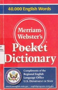 Merriam-Webster's Pocket Dictionary