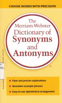 The Merriam-Webster Dictionary of Synonyms and Antonyms