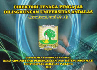 Direktori Tenaga Pengajar Dilingkungan Universitas Andalas