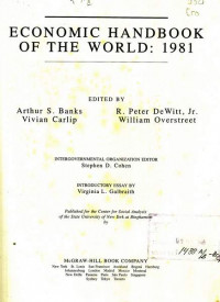 Economic Handbook of the World : 1981