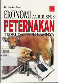 Ekonomi Agribisnis Peternakan Teori Dan Aplikasinya