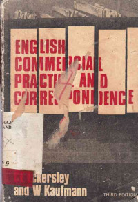 English Commercial Practice And Correspondence