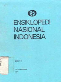 Ensiklopedi Nasional  Indonesia Jilid 13