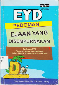 Pedoman Umum Ejaan Bahasa Indonesia Yang DiSempurnakan dan Pedoman Umum Pembentukan Istilah