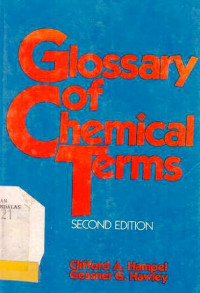 Glossary of Chemical Terms