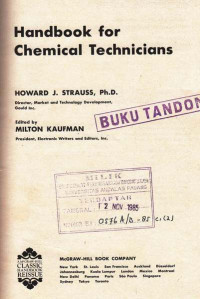 Handbook for Chemical Technicians