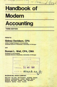 Handbook of Modern Accounting