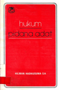 Hukum pidana adat