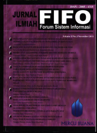 Jurnal Ilmiah FIFO Forum Sistem Informasi Vol. v, No. 2, November 2015