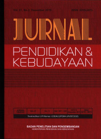 Jurnal Pendidikan & Kebudayaan 7 artikel Vol. 21, No. 3, Desember 2015